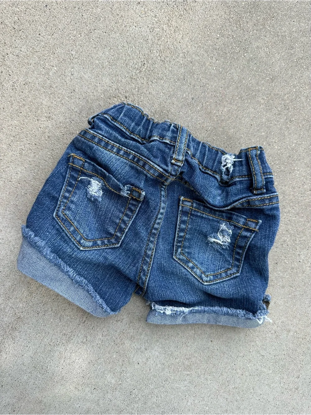 Children Place Baby Toddler Distressed Jean Denim Shorts